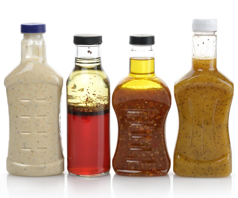 Salad dressing bottles